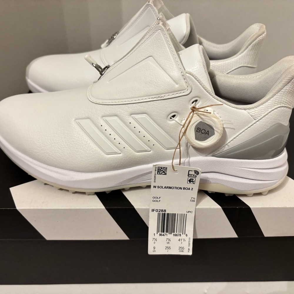 Adidas Solarmotion ladies Golf Shoes size 9 Brand New With Tags! Waterproof